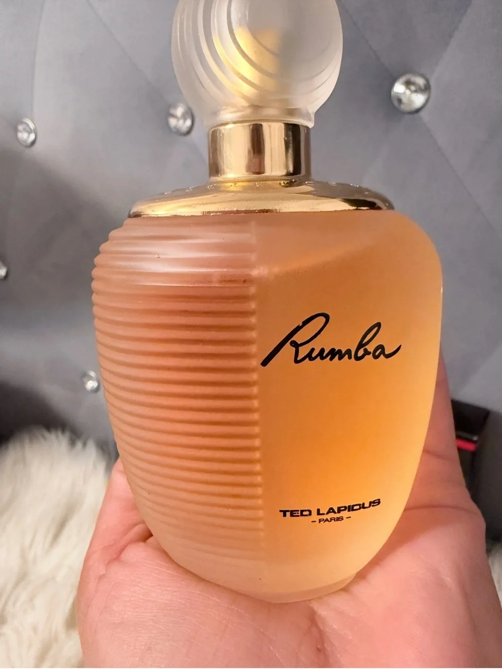 Rumba Women’s Moisturizing Body Oil — Amber Bottle with Gold Cap